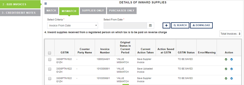 Sapphire_GSTR 6_Reco_mismatch